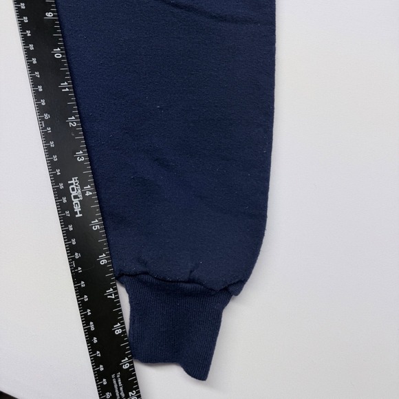 Vintage Russell Athletic Sigma Nu Sweatshirt Navy Blue Made in USA Mens Medium - Picture 8 of 10